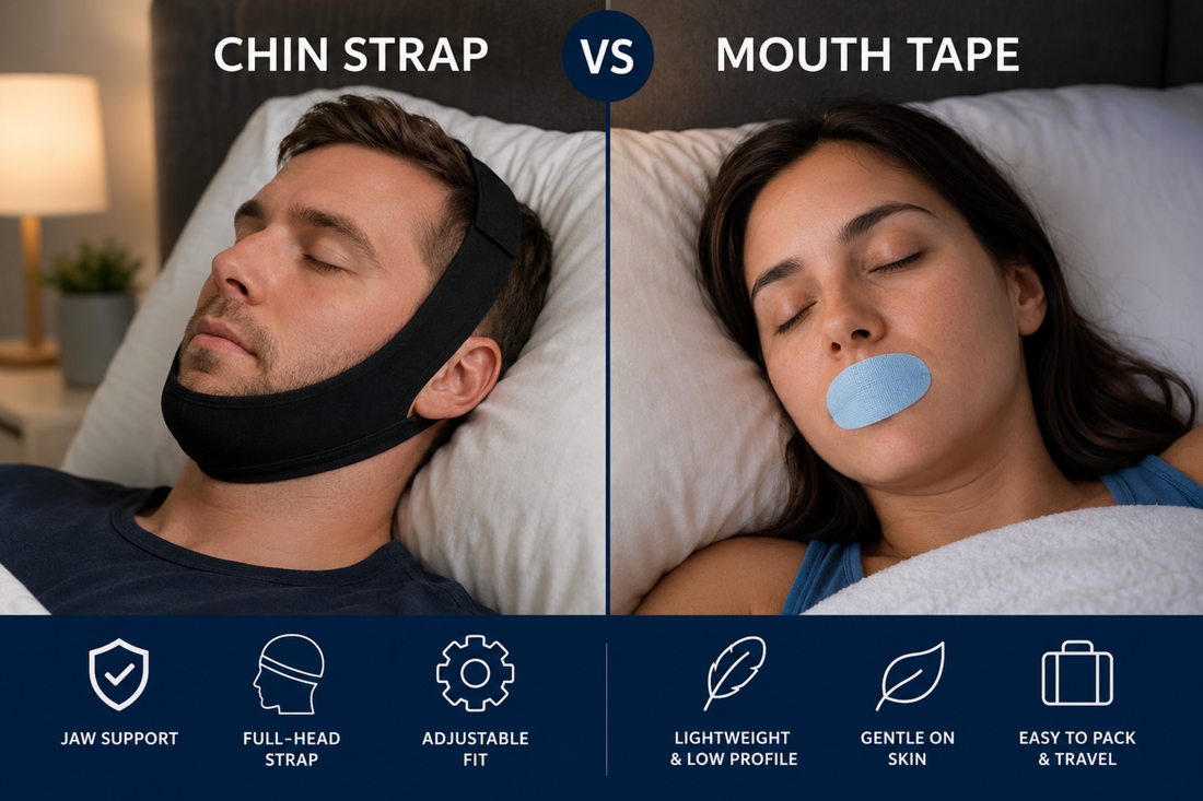 Mouth Tape vs Chin Straps: Which Should You Buy?